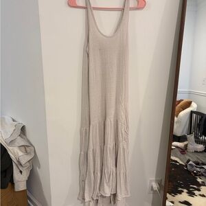 Free People Cream Maxi Dress